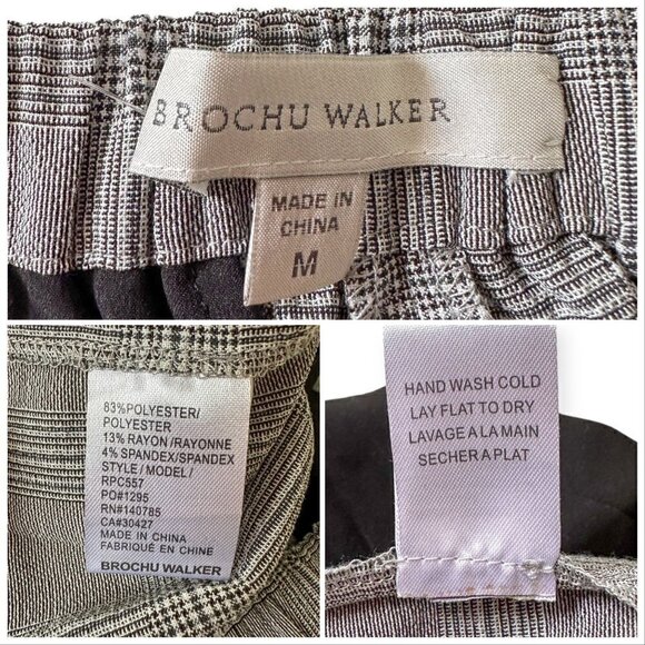 BROCHU WALKER The Westport Plaid Pants, Size M, New with Tag - Picture 5 of 16